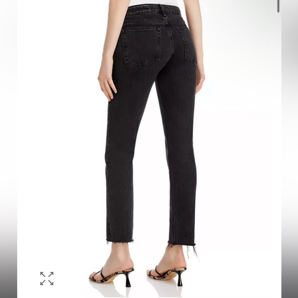 Rag & Bone Dre Low Rise Slim Boyfriend Jeans Black